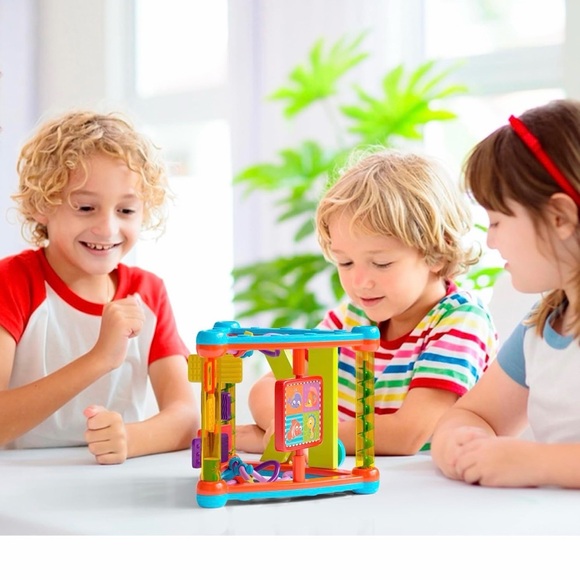 Lollipop Interactive Toddler Activity Triangle - Montessori Toys for Toddler - Picture 4 of 13